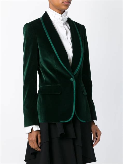 dolce gabbana velvet blazer|Designer Women's Blazers .